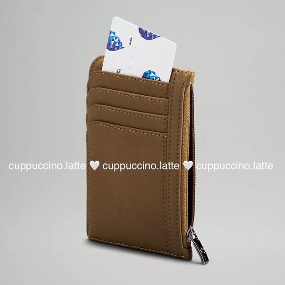 🤎NWT🤎Lululemon Athletica City Street Card Wallet in Artifact - Picture 7 of 10